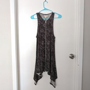 Silence+Noise Zip Front Tunic Dress